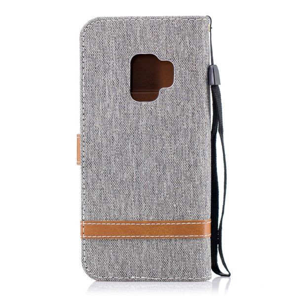 Pouzdro pro Samsung Galaxy S9 Jeans šedé
