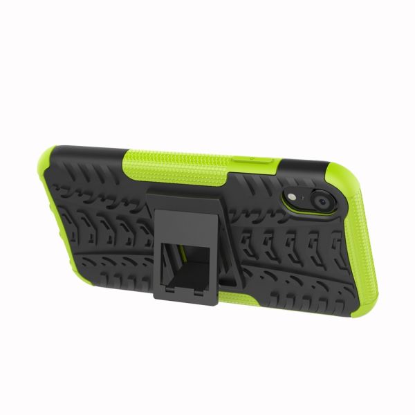 Kryt na iPhone Xr odolný Tire zelený