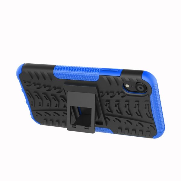 Kryt na iPhone Xr odolný Tire modrý