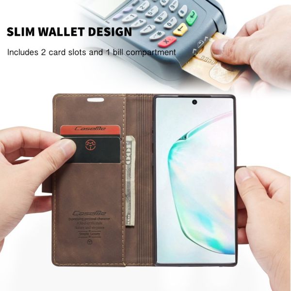 Pouzdro na Samsung Galaxy Note 10 CASEME hnědé