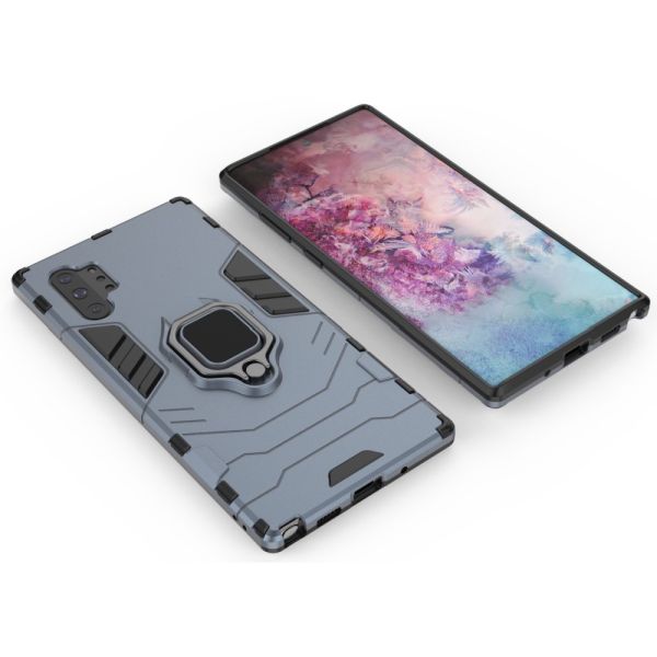 Kryt na Samsung Galaxy Note 10 Plus Magnet ring modrý