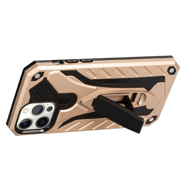 Kryt na iPhone 12 / 12 Pro odolný Kickstand zlatý