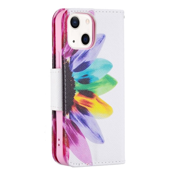 Pouzdro pro iPhone 13 Abstrakt bílé