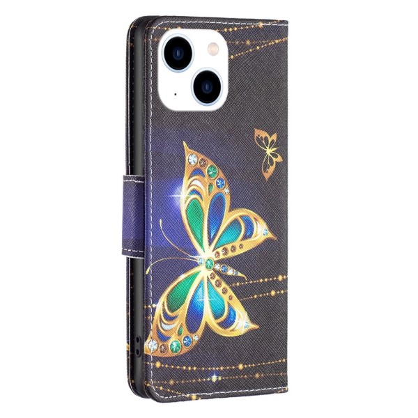 Pouzdro pro iPhone 14 Motýl černé
