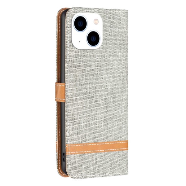 Pouzdro pro iPhone 14 Jeans šedé