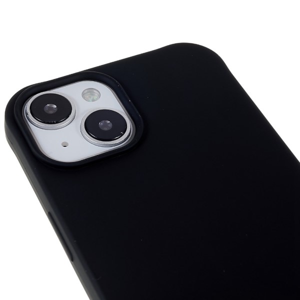 Kryt na iPhone 14 Wide gumový se šňůrkou na krk černý