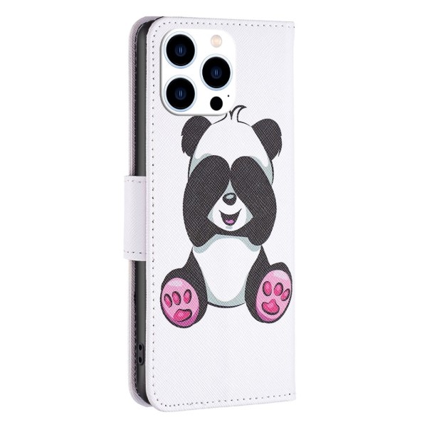 Pouzdro pro iPhone 14 Pro Panda bílé