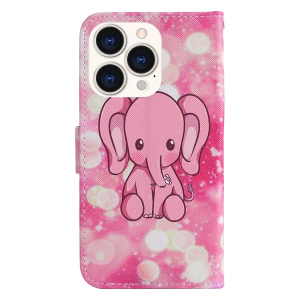 Pouzdro pro iPhone 14 Pro Slůně růžové