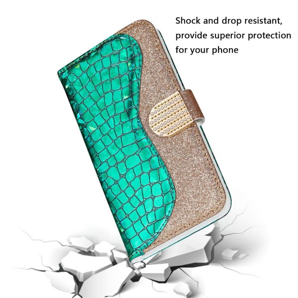 Pouzdro pro iPhone 14 Pro Glitter zelené