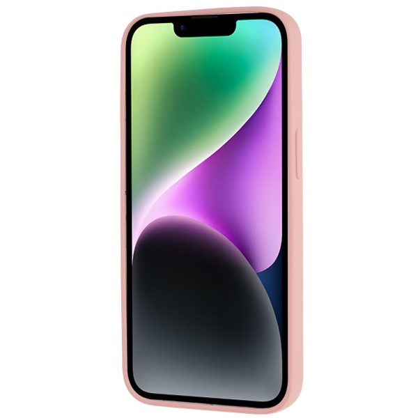 Kryt na iPhone 14 Plus gumový růžový