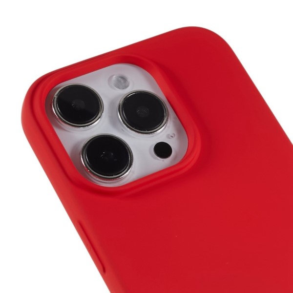 Kryt na iPhone 14 Pro Max gumový červený