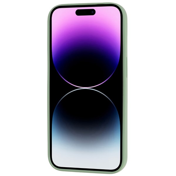 Kryt na iPhone 14 Pro Max gumový zelený