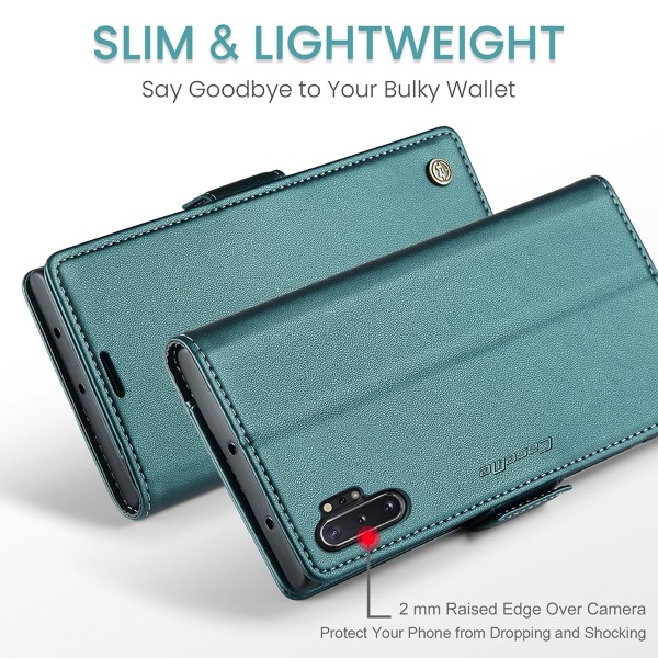 Pouzdro na Samsung Galaxy Note 10 Plus CASEME smooth zelené
