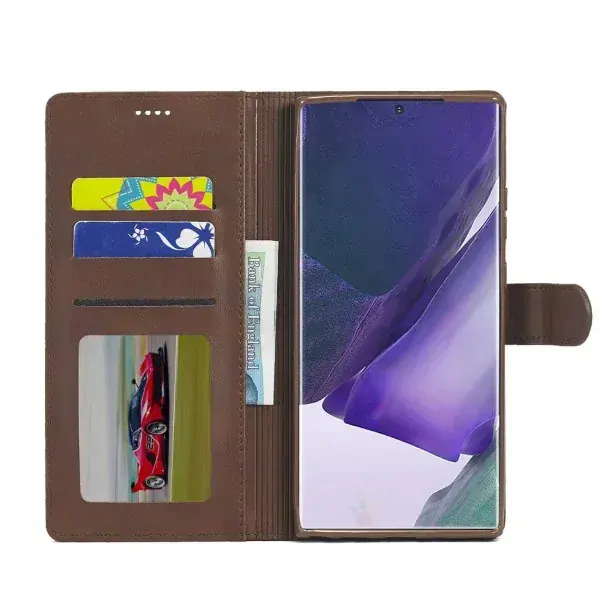 Pouzdro na Samsung Galaxy Note 20 LC.IMEEKE hnedé