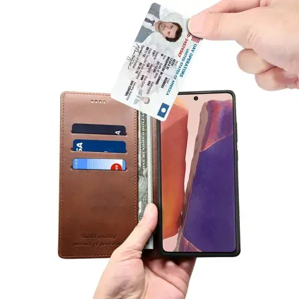 Pouzdro na Samsung Galaxy Note 20 SUTENI hnědé