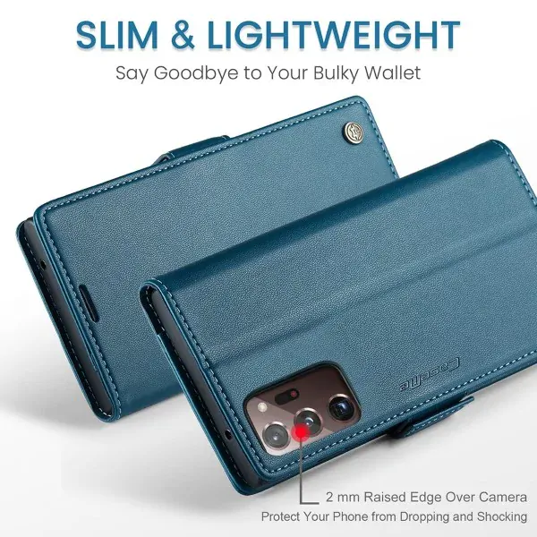 Pouzdro na Samsung Galaxy Note 20 Ultra CASEME smooth modré