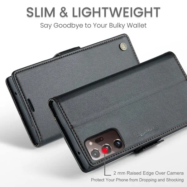 Pouzdro na Samsung Galaxy Note 20 Ultra CASEME smooth černé