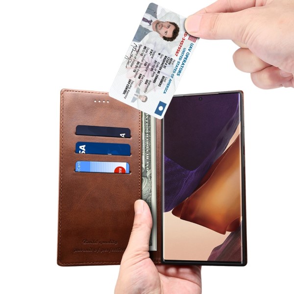 Pouzdro na Samsung Galaxy Note 20 Ultra SUTENI hnědé