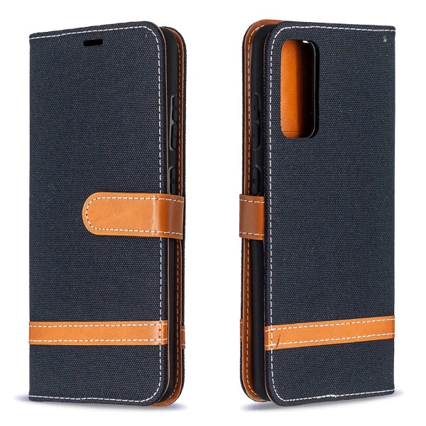 Pouzdro na Samsung Galaxy S20 FE Jeans černé