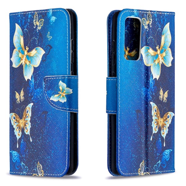 Pouzdro na Samsung Galaxy S20 FE Motýl zlaté