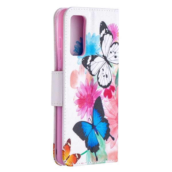 Pouzdro na Samsung Galaxy S20 FE Motýl bílé