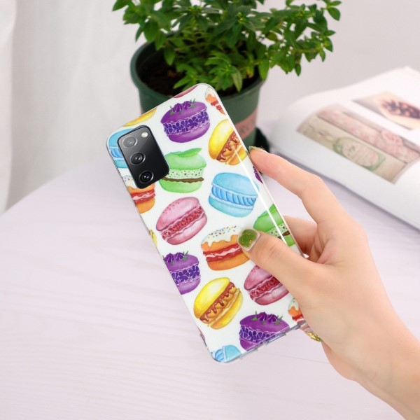 Kryt na Samsung Galaxy S20 FE svítící Makronka