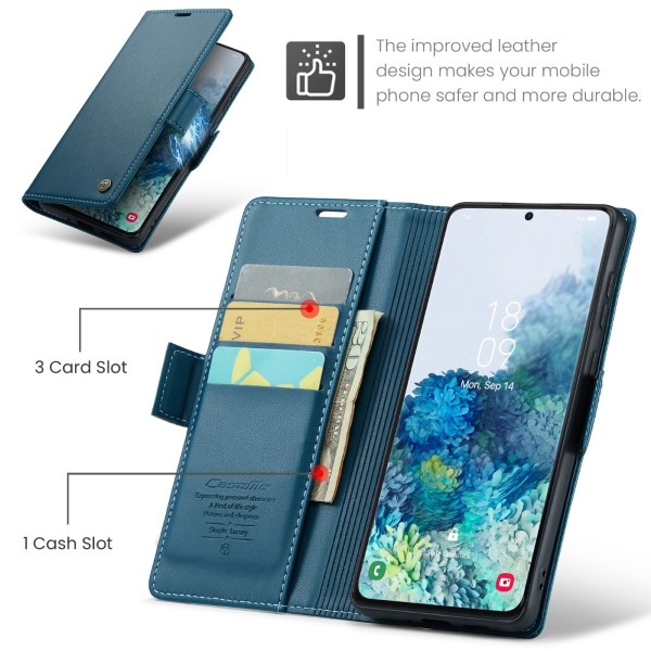 Pouzdro na Samsung Galaxy S20 Plus CASEME smooth modré