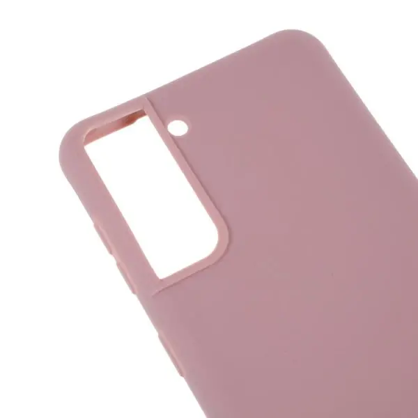 Kryt na Samsung Galaxy S21 gumový se šňůrkou na krk růžový