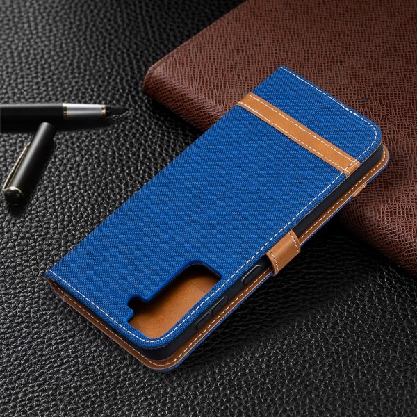 Pouzdro na Samsung Galaxy S21 Plus Jeans modré