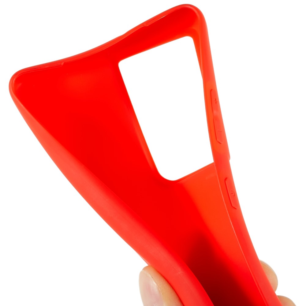 Kryt na Samsung Galaxy S21 Ultra Silikonový červený