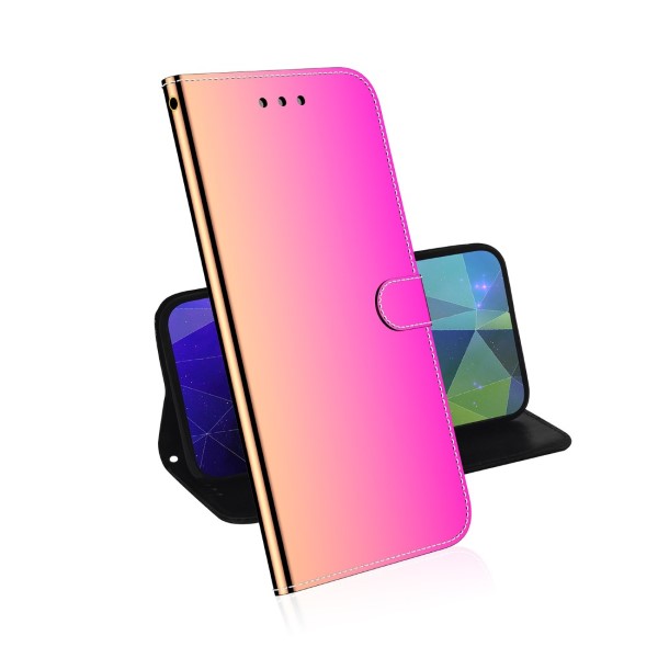 Pouzdro na Samsung Galaxy S21 FE Zrcadlové růžové