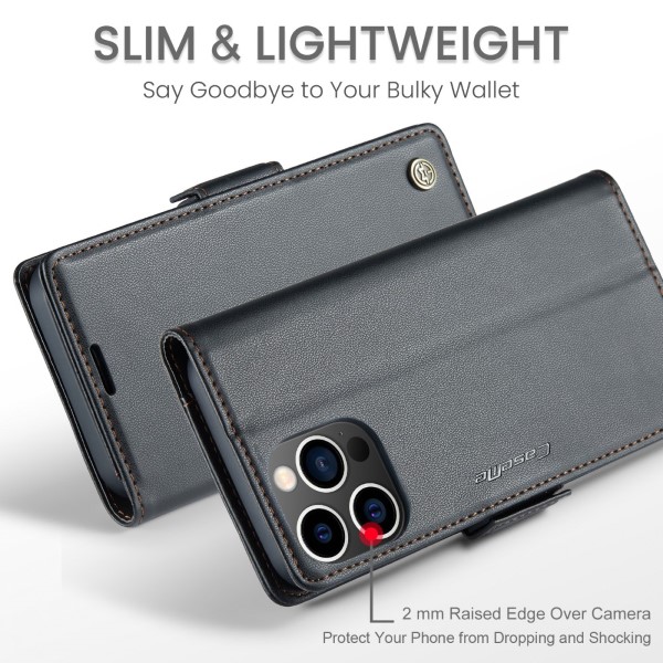 Pouzdro na iPhone 13 Pro Max CASEME smooth černé