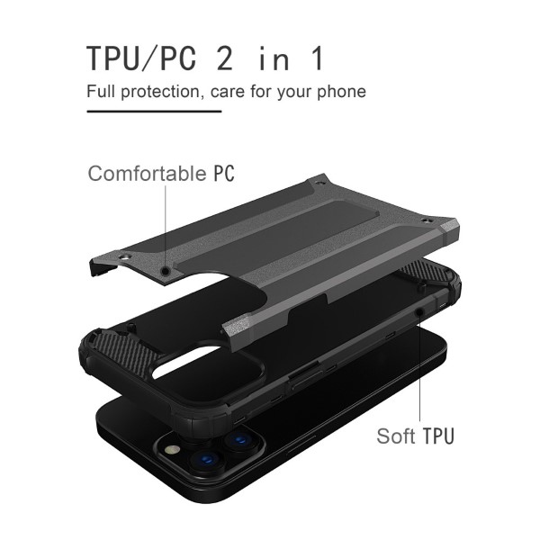 Kryt na iPhone 13 Pro Max odolný Hybrid šedý