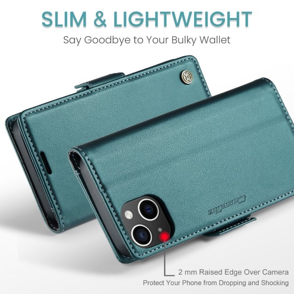 Pouzdro pro iPhone 13 Mini CASEME smooth zelené