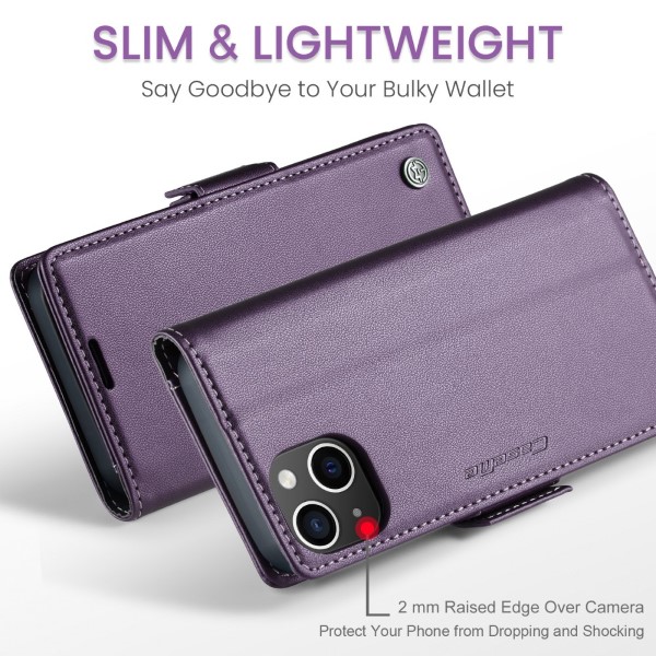 Pouzdro pro iPhone 13 Mini CASEME smooth fialové