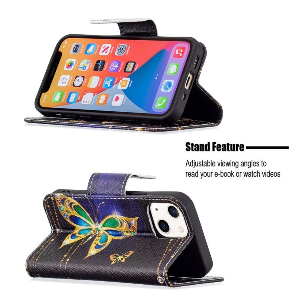 Pouzdro pro iPhone 13 Mini Motýl černé