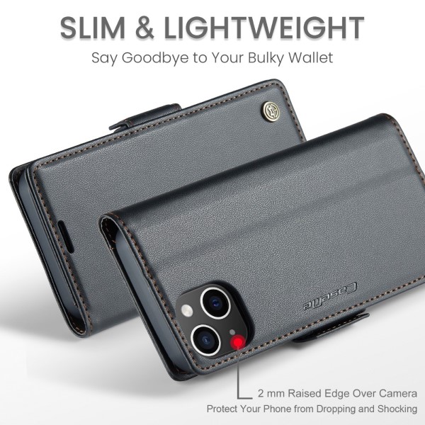 Pouzdro na iPhone 14 Plus CASEME smooth černé