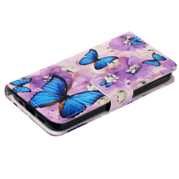 Pouzdro na iPhone 14 Plus Motýly fialové