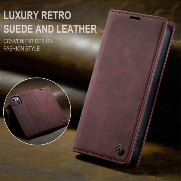 Pouzdro na iPhone 14 Plus CASEME červené