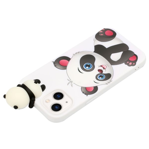Kryt na iPhone 14 Plus 3D panda bílý