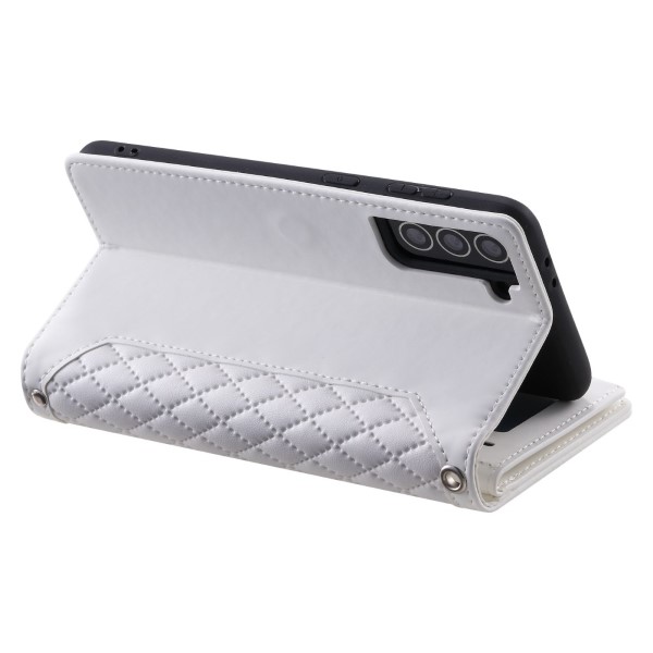 Pouzdro na Samsung Galaxy S22 Luxury Double Layer bílé