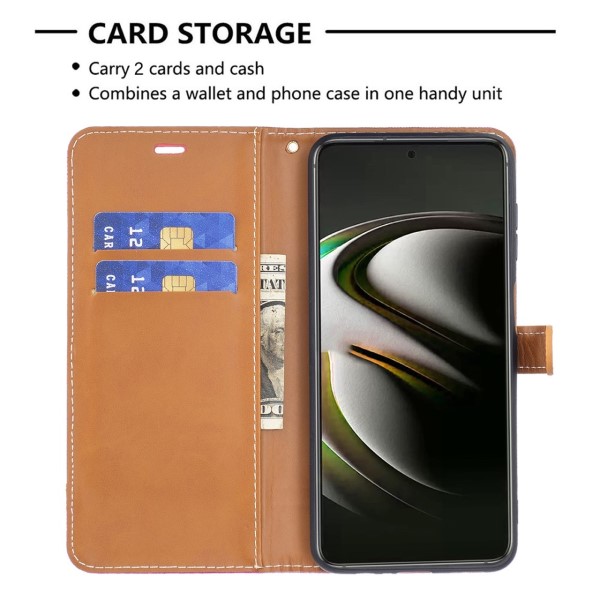 Pouzdro na Samsung Galaxy S22 Jeans růžové 