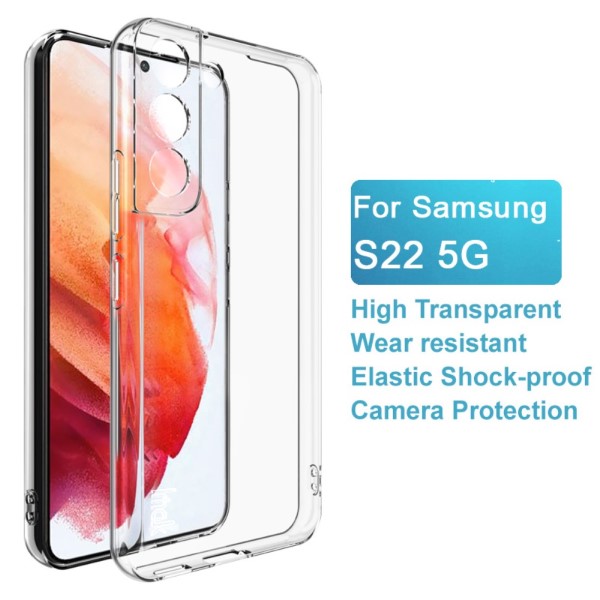 Kryt na Samsung Galaxy S22 IMAK gumový čirý