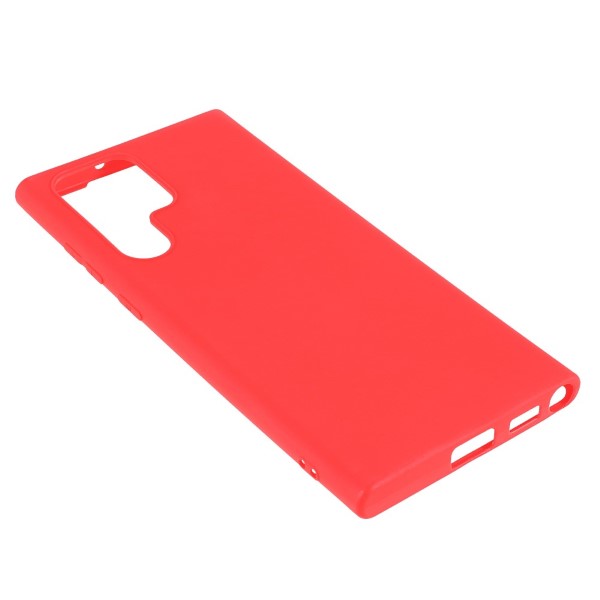 Kryt na Samsung Galaxy S22 Ultra Silikonový červený
