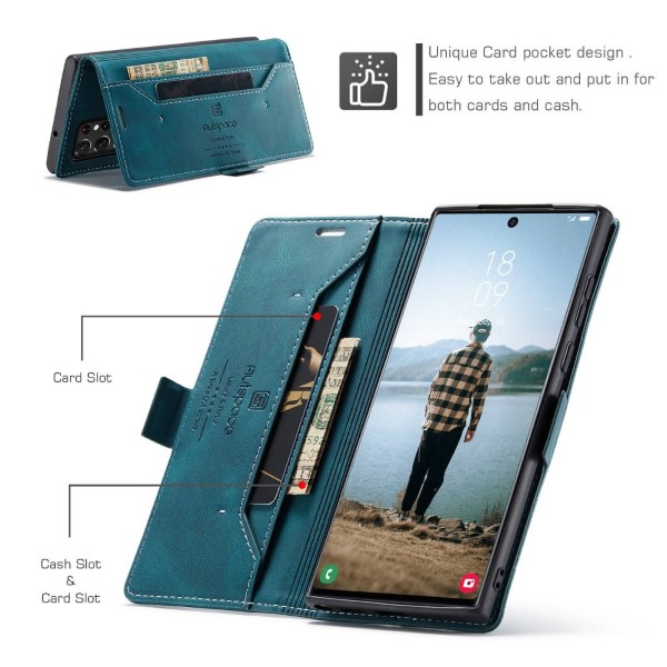 Pouzdro na Samsung Galaxy S22 Ultra AUTSPACE modré