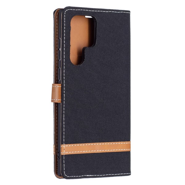 Pouzdro na Samsung Galaxy S22 Ultra Jeans černé