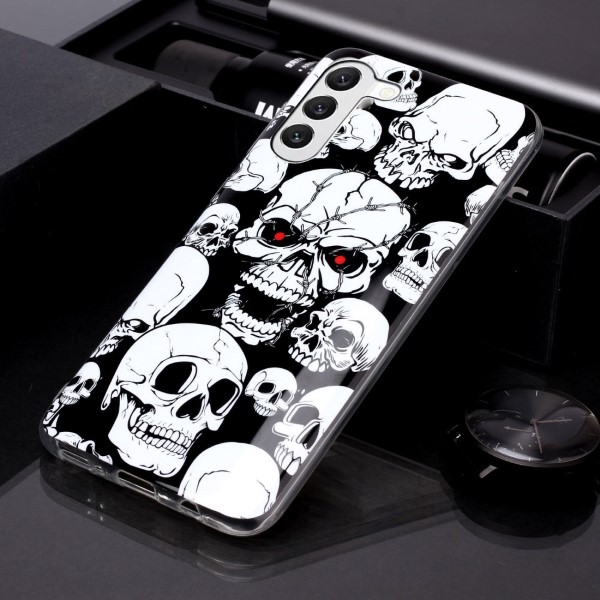 Kryt na Samsung Galaxy S23 svítící Lebky