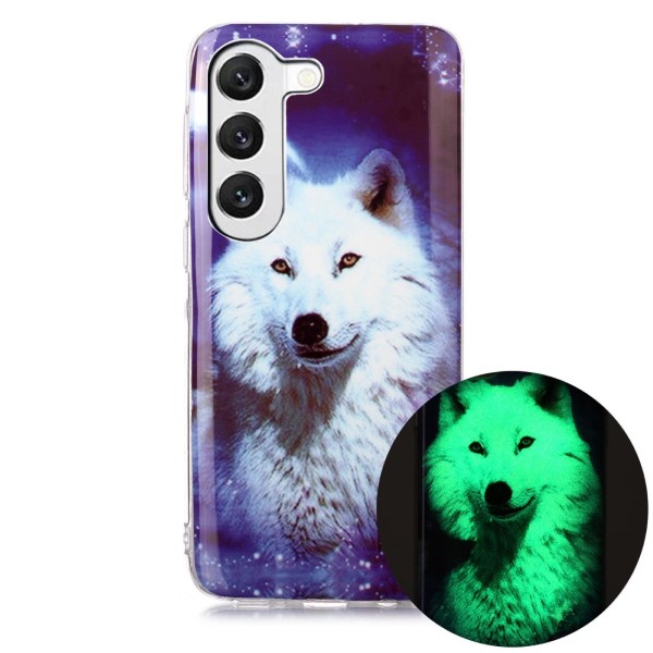 Kryt na Samsung Galaxy S23 svítící Vlk
