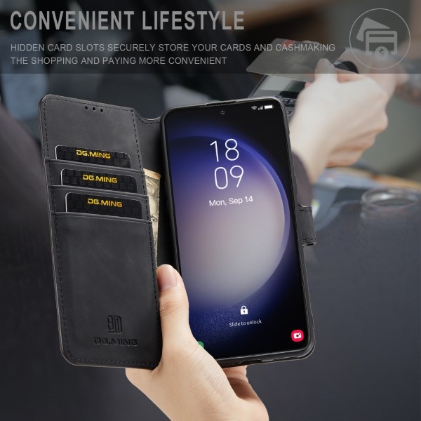 Pouzdro na Samsung Galaxy S23 DG.MING černé