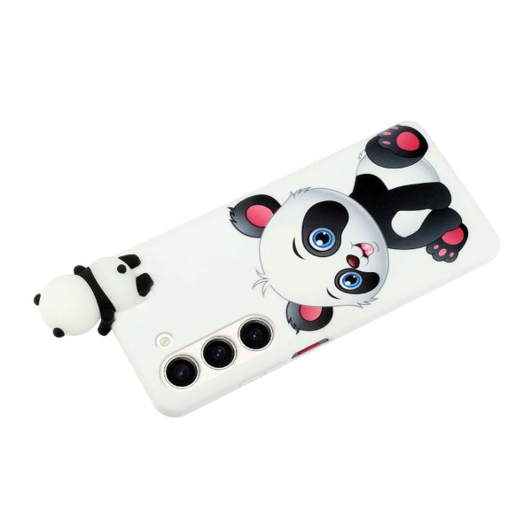 Kryt na Samsung Galaxy S23+ 3D Panda bílý